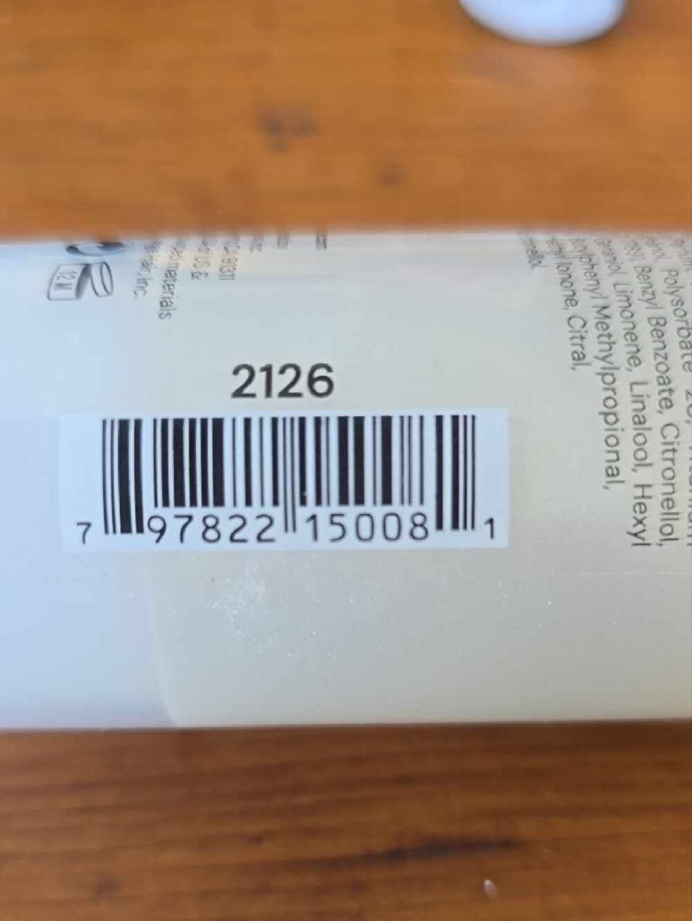 Lange Clear Hair Styling Balm Bottle - Picture 3 of 3